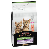 Pro Plan Sterilized Kitten Salmon - пълноценна храна за кастрирани котенца със сьомга 1,5 кг